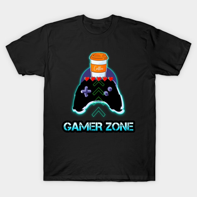 Gamer Coffee Quote T-Shirt by MaystarUniverse